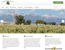 Tablet Screenshot of coloradofarmtotable.org